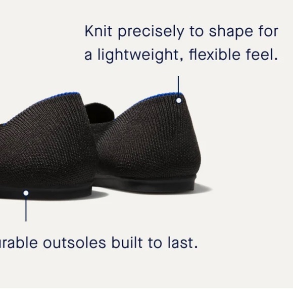 Rothy’s “The Loafer” in solid black, size 7 - Picture 3 of 5